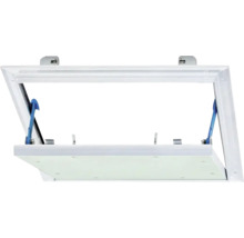 Inspektionslucka Alumatic med 12,5 mm GKBI-inlägg med säkerhetsanordning 60x100 cm