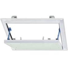 Inspektionslucka Alumatic med 2x12,5 mm GKBI-inlägg med säkerhetsanordning 60x60cm