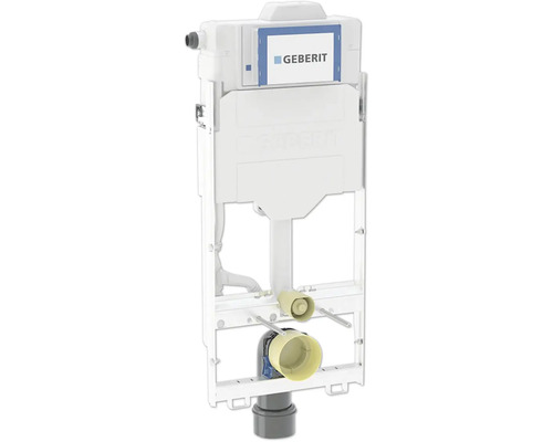 WC-Fixtur GEBERIT GIS/Sigma element för vägghängd WC 114 cm med Sigma inbyggnadscistern 12 cm 8000307 Geberit Logo installationssystem för väggmontering