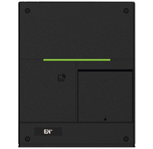 Elektronisk enhet med RFID-symbol och EN+-märkning