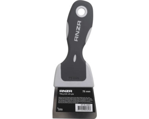 Anza spackelspade med handtag, 75 millimeter