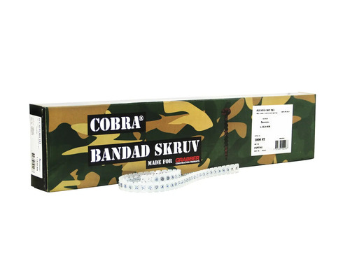 Cobra Banded Skruvar i kartong