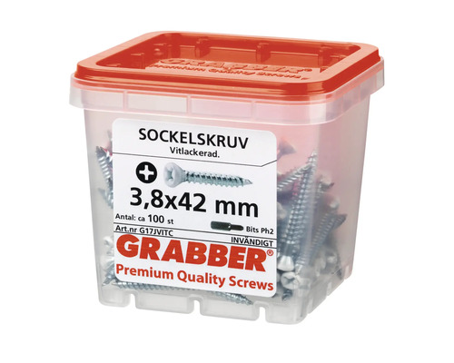 Förpackning sockelskruvar 3,8x42 millimeter