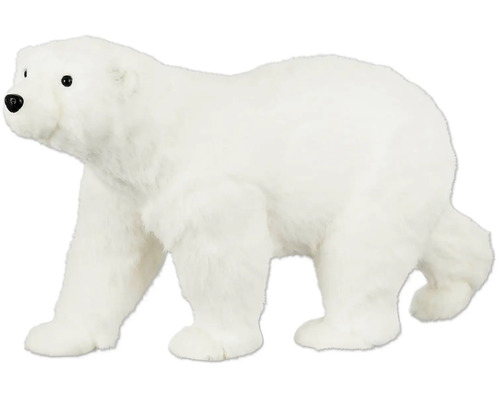 Isbjörn av plysch för barnrumsdekoration