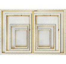 Dukset med träram i olika storlekar