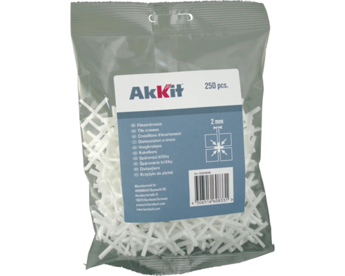 Förpackning kakelkryss, 2 millimeter, 250 stycken