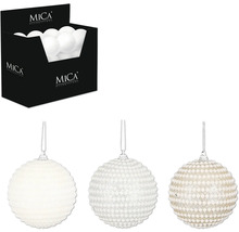 Mica Decorations julgranskulor i displaykartong, julgransdekorationer