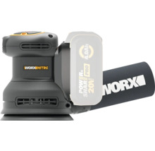 Worx Nitro batteridriven excenterslipmaskin med dammpåse