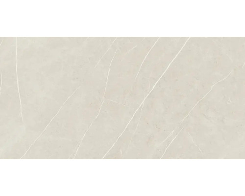 Beige platta med marmorlook och ådring