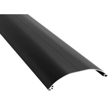 Svart aluminiumprofil