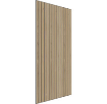 Träpanel med ribbad struktur för väggdesign