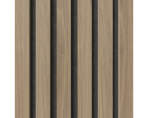 Träväggpanel med ribbat utseende