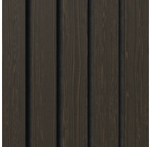 Träfasad med not och fjäderprofil