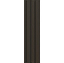 Mörka träpaneler för väggbeklädnad