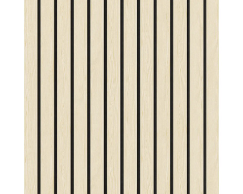 Träpanel med ribbor för väggdekoration