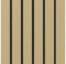 Träpaneler med mörka accenter