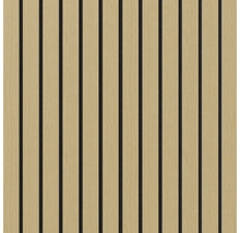 Träpanel med ribbstruktur för vägg- och takbeklädnad