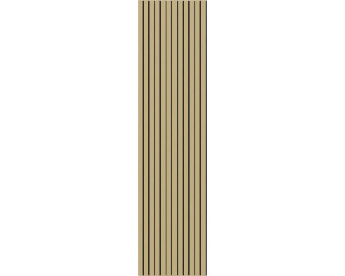 Akustikpanel med vertikala trälameller