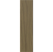 Träpanel med lamellutseende för väggdekoration