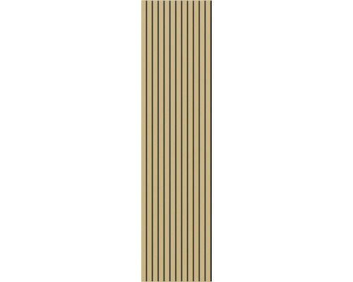 Träpanel med ribbor för väggbeklädnad