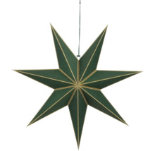 Dekorativ grön julstjärna för upphängning