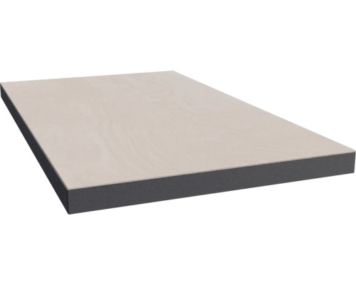 Träskiva med grå kant