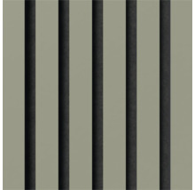 Väggpaneler med räfflad trälook