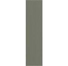 Träpanel med vertikala lameller för väggbeklädnad