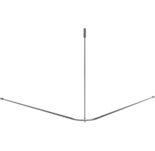 Duschdraperistång för hörnmontering