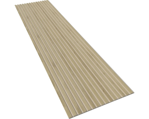 Träpanel med räfflad yta