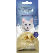 Clever Cat kattgodis med anka och lever, 30 gram