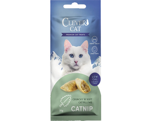 Clever Cat kattgodis med kattmynta, 30 g