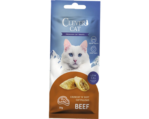 Clever Cat Premium kattgodis med nötsmak, 30 gram