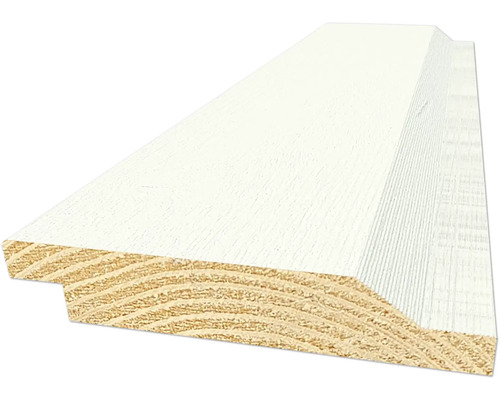 Ytterpanel enkelfas grundmålad vit falsad 22x145x3600 mm Ytterpanel enkelfas grundmålad vit falsad 22x145x3600 mm