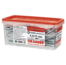 Grabber PTX panel- och golvskruvar 4,5x75 mm i behållare
