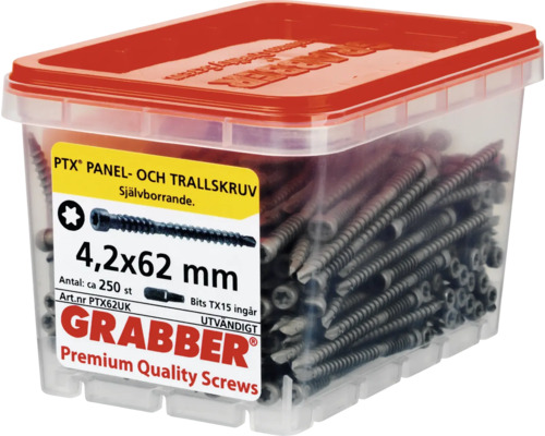 Skruvar i behållare, 4,2x62 millimeter