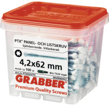 Grabber skruvar i behållare, 4,2 x 62 millimeter