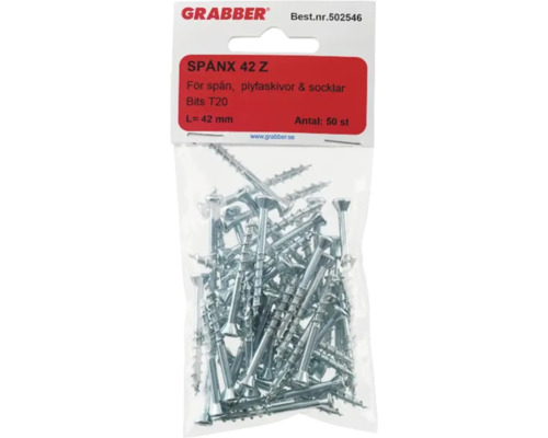 Förpackning träskruvar 42 millimeter