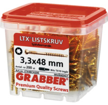 Grabber LTX skruvar 3,3x48 mm i behållare