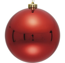 Röd julgranskula med hängare