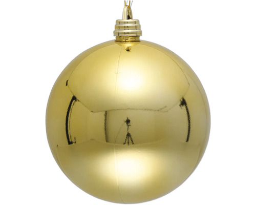 Gyllene julgranskula för upphängning