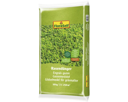 FloraSelf gräsmattegödsel för 250 kvadratmeter