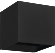 Kubisk vägglampa av metall