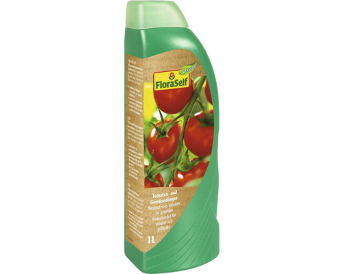 FloraSelf tomat- och grönsaksgödsel, 1 liters flaska