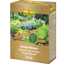 Örtgödselmedel i en 0,5 kilograms förpackning för gödsling av örter