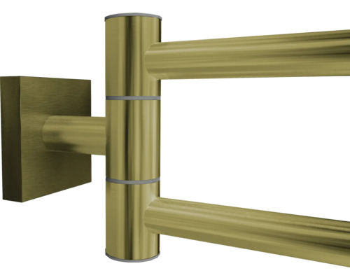 Svängbar handdukshängare av metall för väggmontering