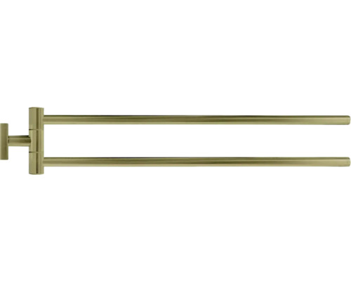 Svängbar handdukshängare med två stänger