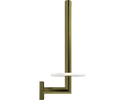 Toalettpappershållare med hylla