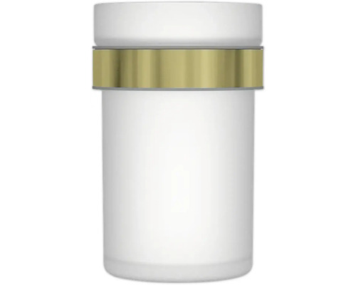 Vit behållare med lock