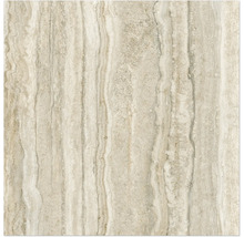 Beige golvplatta med travertinutseende